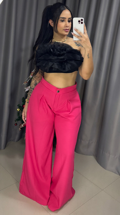 Calça Max Pantalona - Rosa - comprar online