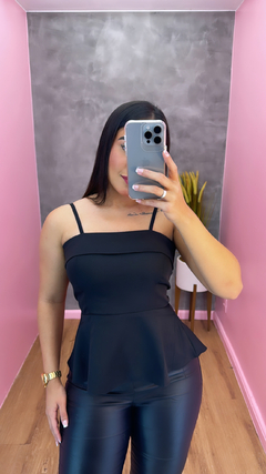 Blusa Isabella Alfaiataria - Preto - Anna Closet DF 
