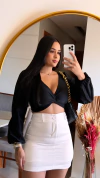 Short Saia Alfaitaria - Branco