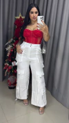 Corset Renda - Vermelho