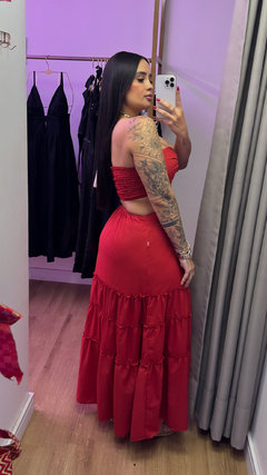 Vestido Mary Longo - Vermelho - loja online
