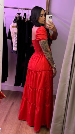 Vestido Longo - Vermelho na internet