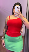 Blusa Mel Canelado - Vermelha