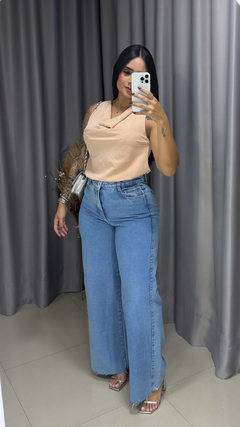 Blusa Gola Boba - Nude - Anna Closet DF 