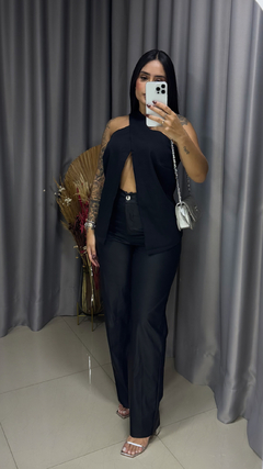 Blusa Cruzada - Preta - comprar online