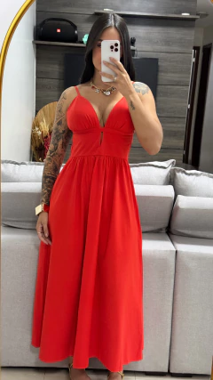 Imagem do Vestido Bruna - Vermelho
