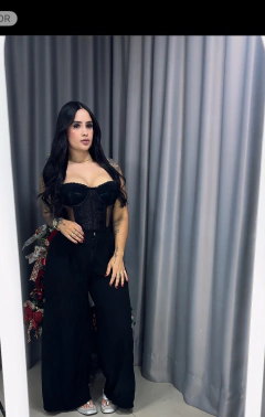 Corset Renda - Preto - Anna Closet DF 