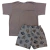 PIJAMA CURTO COM MANGA SURF CINZA 8002309 na internet