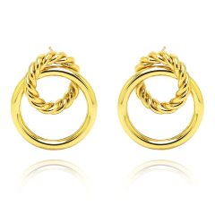 BRINCO ARO DUPLO TRANÇADO