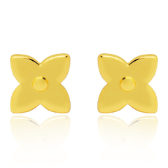 BRINCO FLOR MONOGRAMA LISO - comprar online