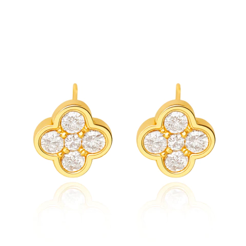 BRINCO TREVO COM ZIRCÔNIAS - comprar online