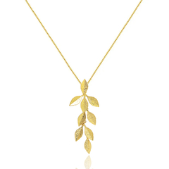 COLAR CONJUNTO DE FOLHAS