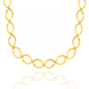 CHOKER DE ELOS OVAIS - BANHADO A OURO18K