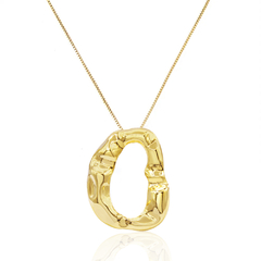 COLAR OVAL VAZADO ORGÂNICO