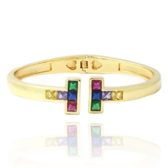 BRACELETE T INSPIRED TIFFANY - BANHADO A OURO18K - comprar online