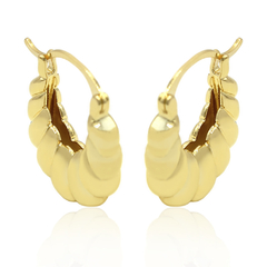 BRINCO CLICK CROISSANT - BANHADO A OURO18K - comprar online