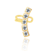 PIERCING FAKE COM ZIRCÔNIAS QUADRADAS - comprar online