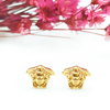 BRINCO GRIFE PEQ - BANHADO A OURO18K