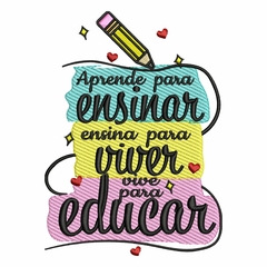 Matriz de Bordado - Professor Ensinar