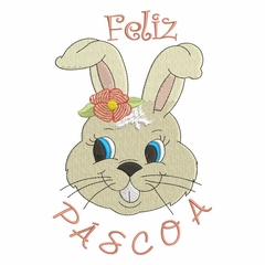 Matriz em Bordado Feliz Páscoa