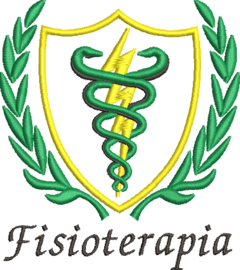 Matriz de Bordado Fisioterapia com Ramos