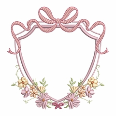 Matriz de Bordado - Brasão Floral