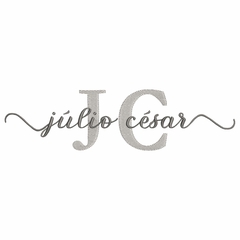 Matriz de Bordado Nome com Iniciais