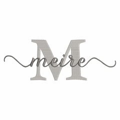 Matriz de Bordado Nome com Iniciais - comprar online