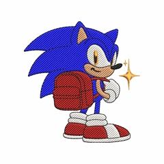 Matriz de Bordado - Sonic Mochila