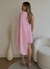 Vestido Capa Paula | Rosa Claro na internet