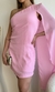 Vestido Capa Paula | Rosa Claro - Shop Laume