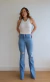 Calça Flare Flower - Jeans - Shop Laume