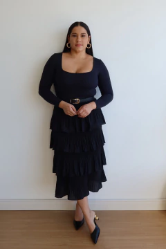 Saia Alice | Preto - comprar online