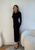 Vestido Midi Manuela Preto
