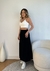 Saia Midi Laís | Preta