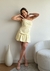 Imagem do Vestido Curto Balonê Thamires | Amarelo Manteiga