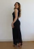 Vestido Drapeado Luana | Preto - loja online