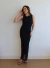 Vestido Drapeado Luana | Preto - comprar online