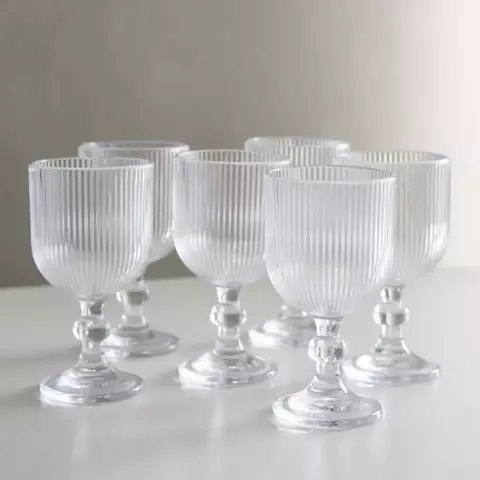 Set 6 Copas Altas PRAGA Transparentes - PREVENTA - comprar online