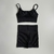 Conjunto Top Alça e Shorts - PRETO