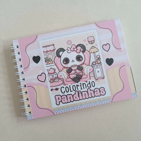 Livro de Colorir 15x21 CD 50fls 120g Rara Papelaria | PANDINHA