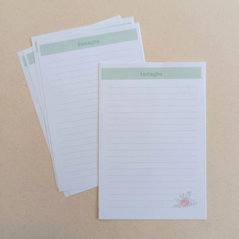 Bloquinho de Recado 10x15 Coleção BUTTERFLY 50fls Papel 75g | ANOTAÇÕES - comprar online