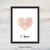 Quadro Decorativo | AMOR DIAMANTE ROSA