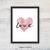 Quadro Decorativo | LOVE CORAÇÃO