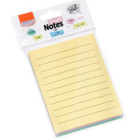 Bloco de Anotação Adesivo Pautado 76x100 BRW Linha Soul