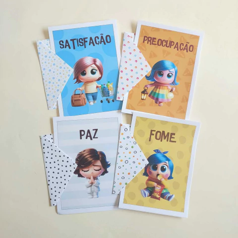 Papéis de Carta Coleção DIVERTIDAMENTE com Envelope 08 unidades | Adicionais (Parte 1) - comprar online