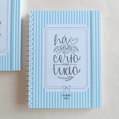 PLANNER 2026 Há tempo certo para tudo (18x25) Papel 90g 218 páginas | RARA PAPELARIA - comprar online