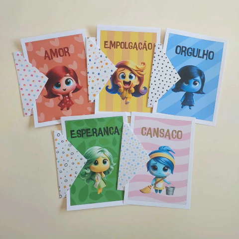 Papéis de Carta Coleção DIVERTIDAMENTE com Envelope 10 unidades | Adicionais (Parte 2) - comprar online