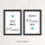 KIT Quadros Decorativos | ELA É MINHA, EU SOU DELA