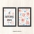 KIT Quadros Decorativos | FÉ, ESPERANÇA E AMOR - FLORES SALMÃO
